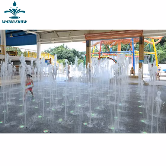 Quadratischer Garten-dekorativer Wasserboden-Dryland-Brunnen im Freien