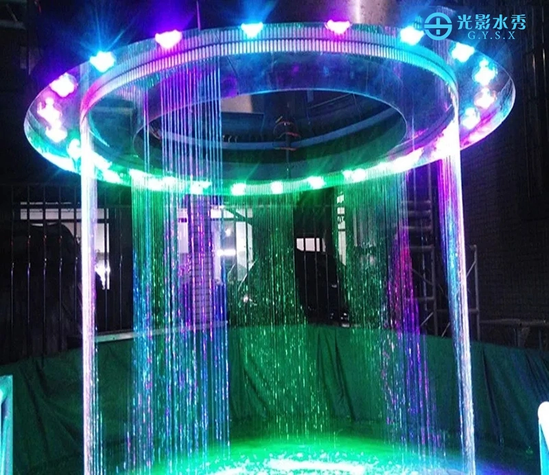 Manufacturer Supply Stainless Steel Digital Water Curtain Waterfall Customized Pattern Outdoor Digital Water Curtain