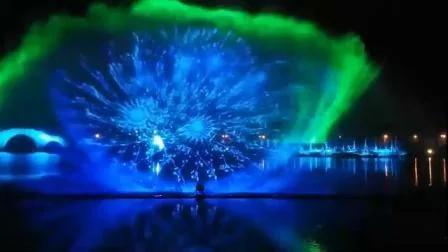 Lasershow-Wasserbildschirm-Filmbrunnen