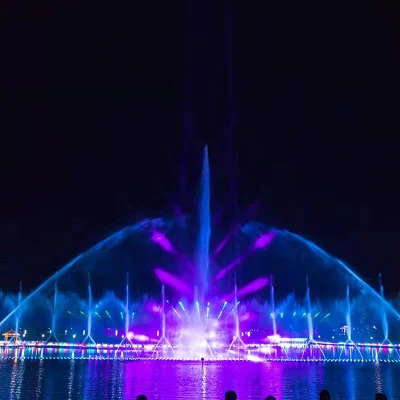 Professioneller Lieferant Musiktanz-Wasserbildschirm-Filmbrunnen