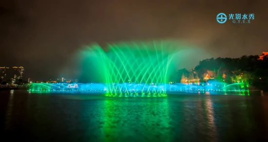 Chinesischer DMX-LED-Lichtmusiktanz-moderner Skulpturenbrunnen in bester Qualität