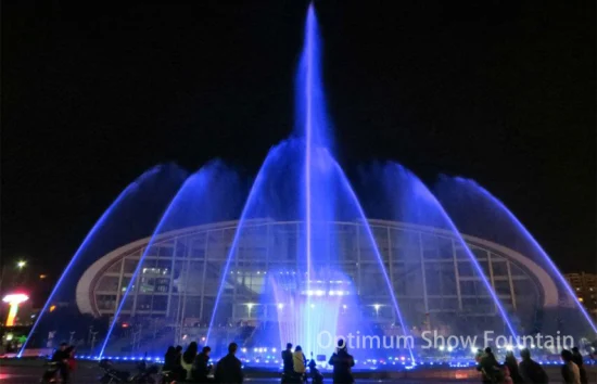 Quadratischer Indoor-Outdoor-SPS-gesteuerter moderner dekorativer Garten-Wasserstrahlen-Teich-Musik-Solarbrunnen-Tanzpreis